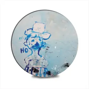 Ho The Pimp Ceramic Coaster (Round)