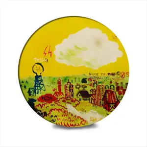 Back To The 30S Ceramic Coaster (Round)