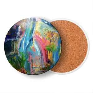 Exit To Exist 2020 Ceramic Coaster (Round)