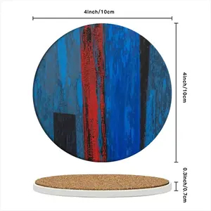 Autumn Begins 2015 Ceramic Coaster (Round)