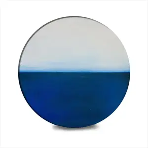 Untitled R Ceramic Coaster (Round)