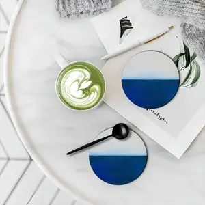 Untitled R Ceramic Coaster (Round)