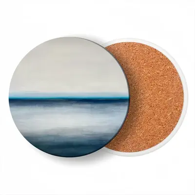 Untitled F Ceramic Coaster (Round)