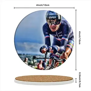 Roy Jeremy [France] Ceramic Coaster (Round)