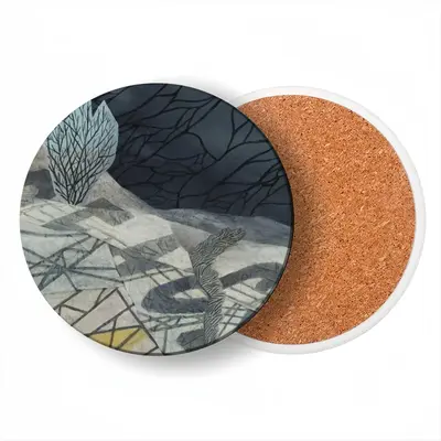 Message Series 2C Ceramic Coaster (Round)