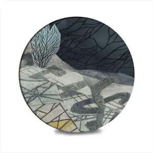 Message Series 2C Ceramic Coaster (Round)