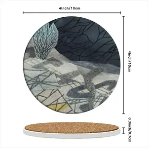 Message Series 2C Ceramic Coaster (Round)