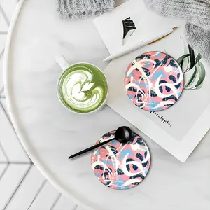 Enriched Ceramic Coaster (Round)