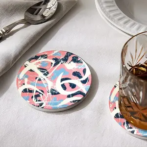 Enriched Ceramic Coaster (Round)