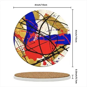 Meghan Ceramic Coaster (Round)