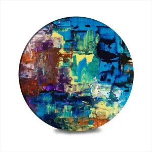 The Neutrinos Cry Ceramic Coaster (Round)