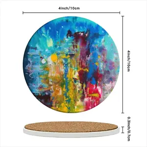 Hercules Ceramic Coaster (Round)