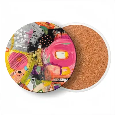 Rabid Ceramic Coaster (Round)