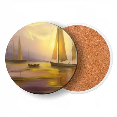 The Harbour Ceramic Coaster (Round)