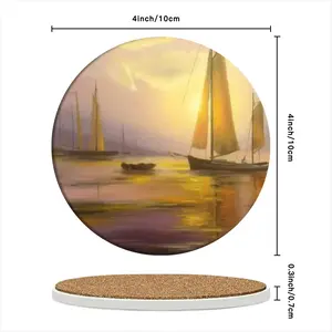 The Harbour Ceramic Coaster (Round)