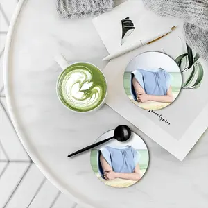 Matron Of The Coast Ceramic Coaster (Round)