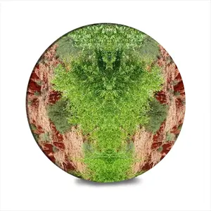 Many Faces Of Sedona Ceramic Coaster (Round)