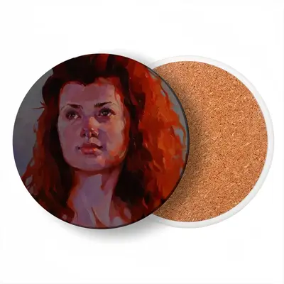 Tanya Ceramic Coaster (Round)