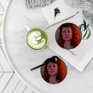 Tanya Ceramic Coaster (Round)