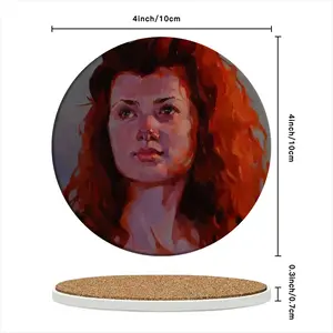 Tanya Ceramic Coaster (Round)