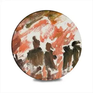 Sumedru I Ceramic Coaster (Round)