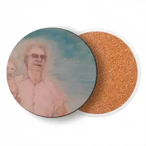 Fullness The Grandfather Ceramic Coaster (Round)