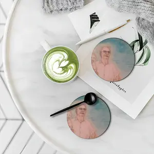 Fullness The Grandfather Ceramic Coaster (Round)