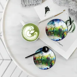 The Forest Ceramic Coaster (Round)