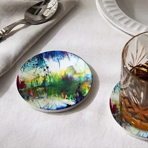 The Forest Ceramic Coaster (Round)