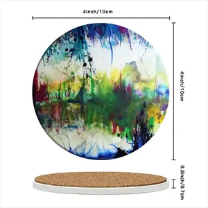 The Forest Ceramic Coaster (Round)