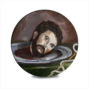 Saint John Ceramic Coaster (Round)