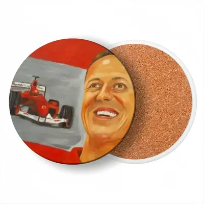 Michael Ceramic Coaster (Round)