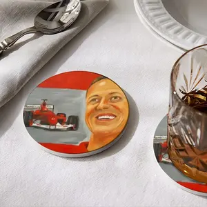 Michael Ceramic Coaster (Round)