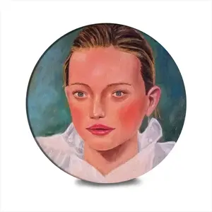 Anastasia Ceramic Coaster (Round)