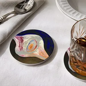 Inferno Ceramic Coaster (Round)