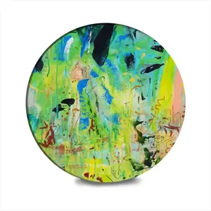 Nature Grows In You Ceramic Coaster (Round)