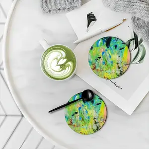 Nature Grows In You Ceramic Coaster (Round)