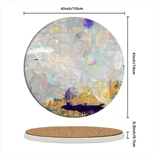 Remembering Japan Ceramic Coaster (Round)