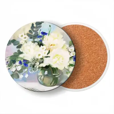 Summer Mood Ceramic Coaster (Round)