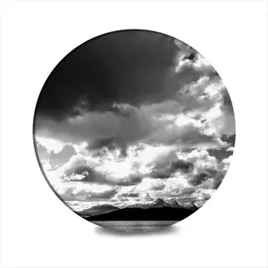 Snowy Ben Hope Ceramic Coaster (Round)