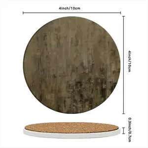 Complicated Ceramic Coaster (Round)