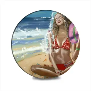 The Sea’S Bride Ceramic Coaster (Round)