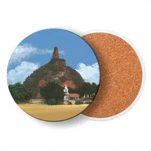 Heritage And Nature Ceramic Coaster (Round)