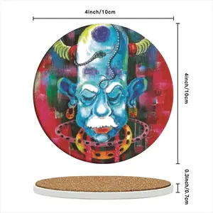 The Infernal Master Ceramic Coaster (Round)