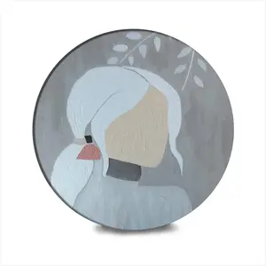 Eternally Powerful Ceramic Coaster (Round)