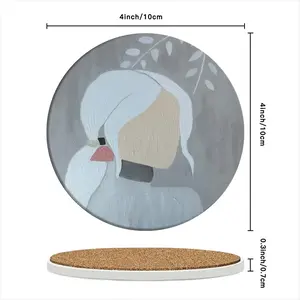 Eternally Powerful Ceramic Coaster (Round)