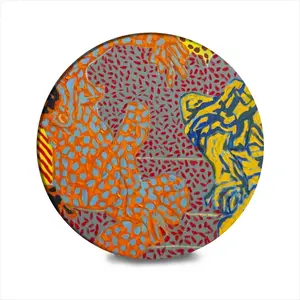 Those Two Again Ceramic Coaster (Round)