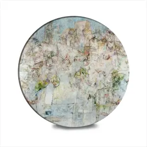 Strokes 10 Ceramic Coaster (Round)