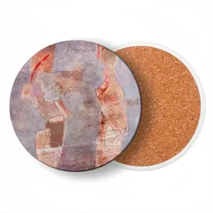 #2 Figures Ceramic Coaster (Round)