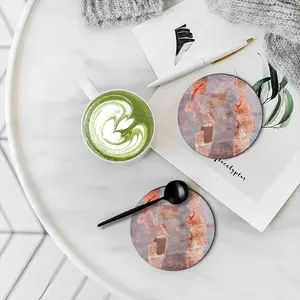 #2 Figures Ceramic Coaster (Round)